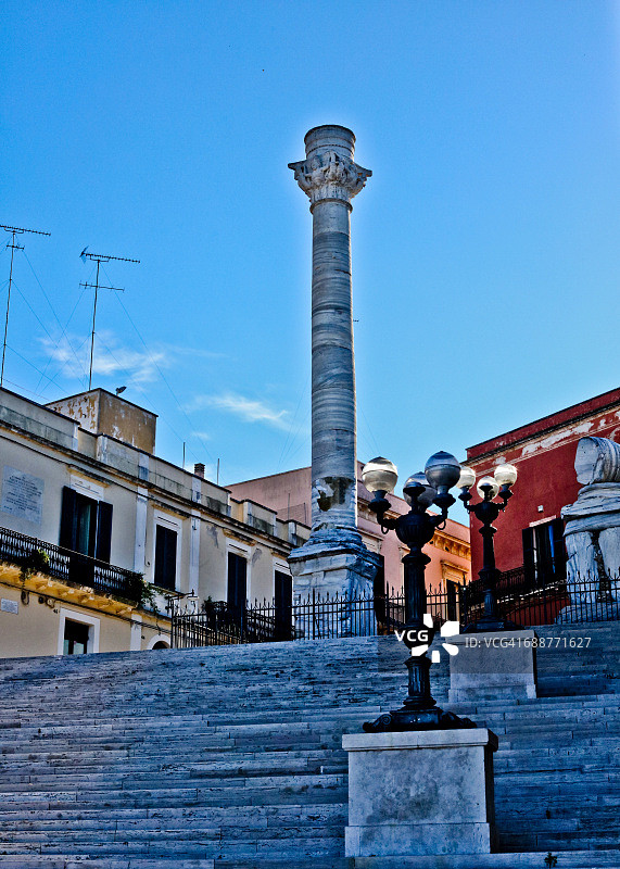 亚壁古道的尽头，布林迪西图片素材