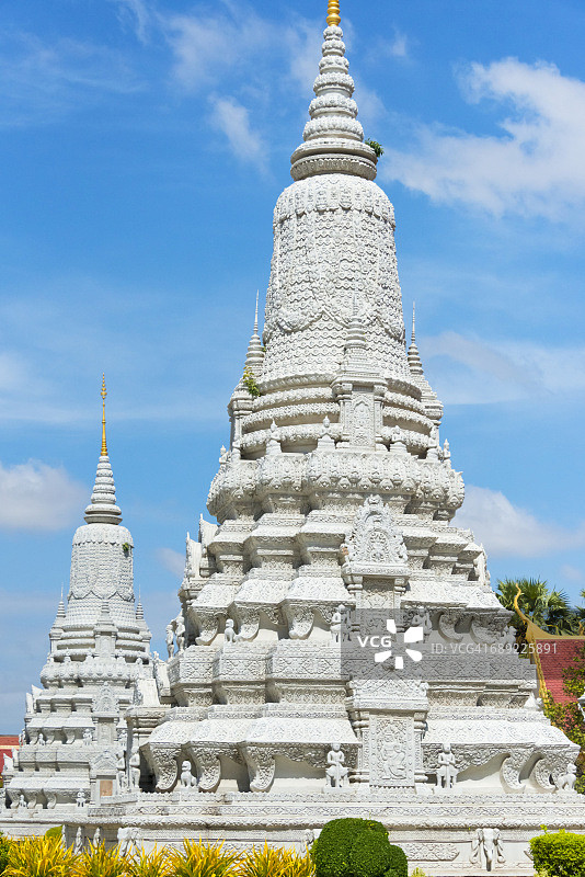 王宫建筑群中的银寺图片素材