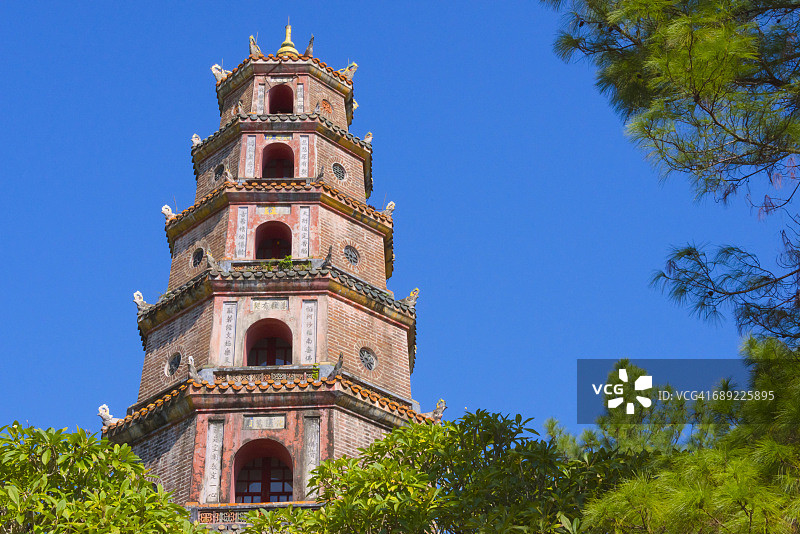 天姥寺福 Dien塔图片素材