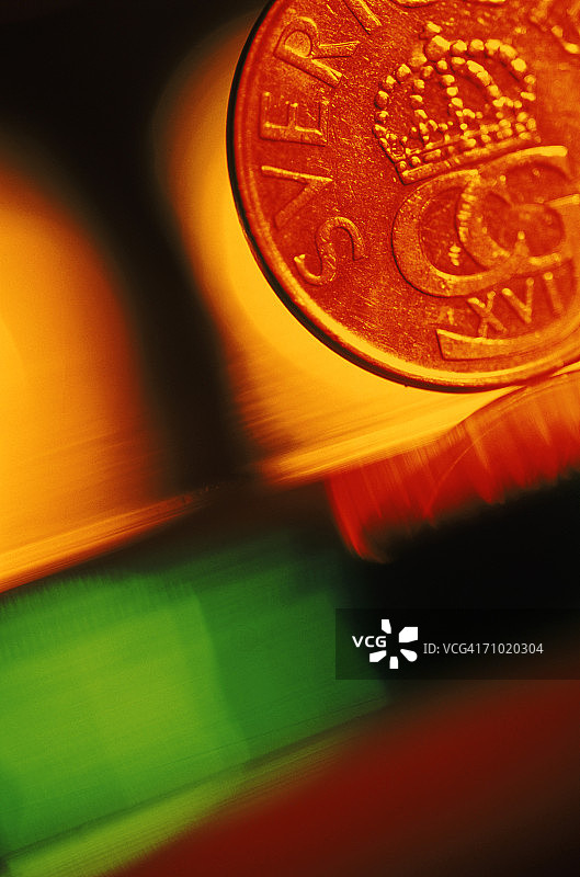 瑞典硬币图片素材