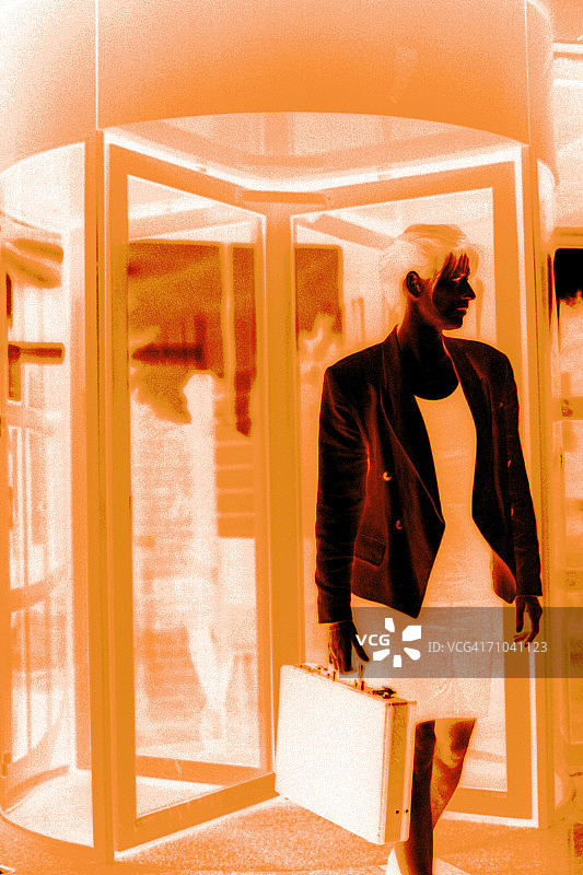 拿着公文包的女商人图片素材