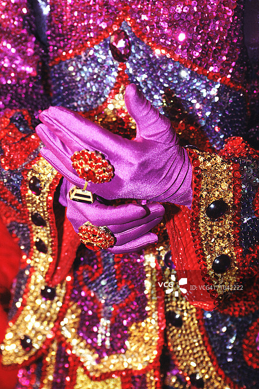 精美礼服特写图片素材