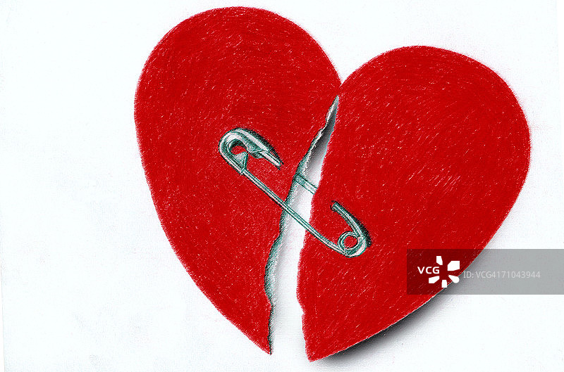 破碎的心图片素材