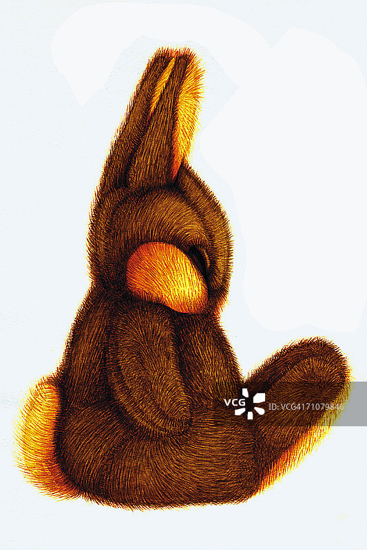 彩绘兔子图片素材