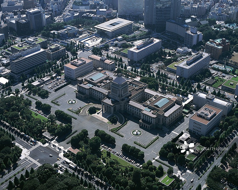 日本东京鸟瞰图图片素材