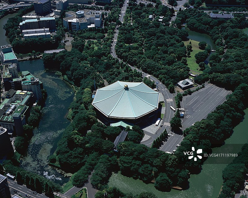 日本东京鸟瞰图图片素材