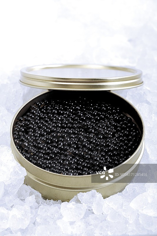 罐装鱼子酱图片素材