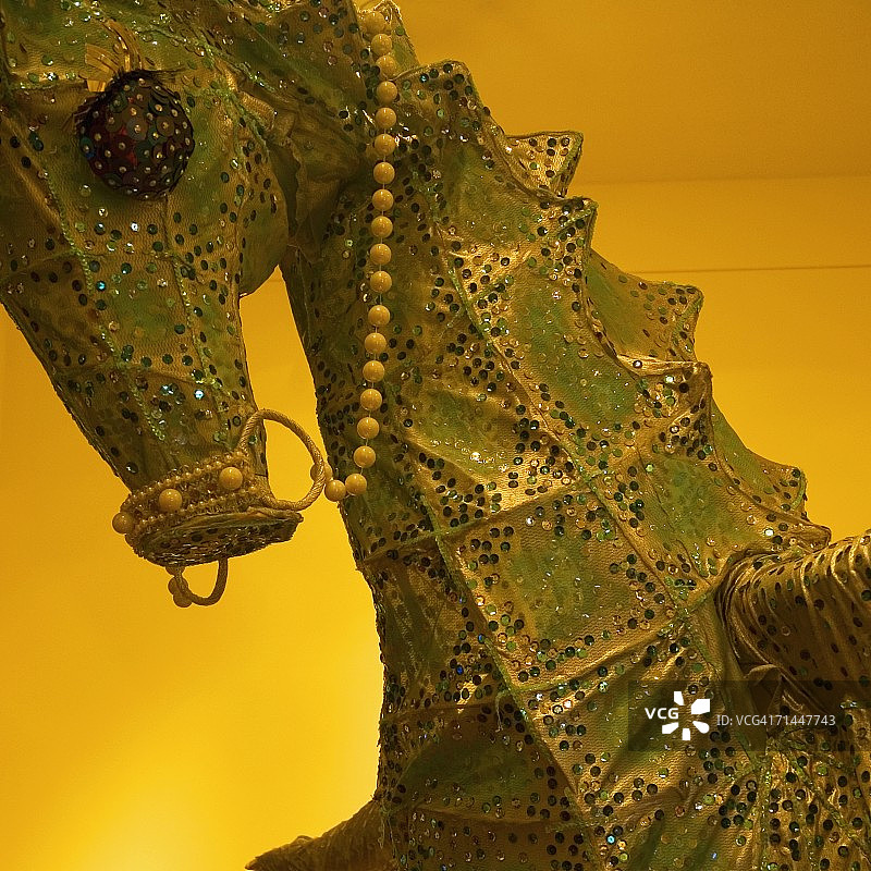 美国路易斯安那州新奥尔良海马雕像特写图片素材