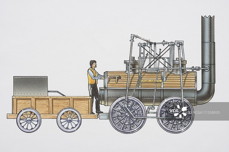 1825年运动侧视图图片素材