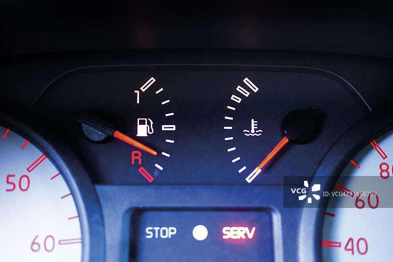 燃料和水位计图片素材