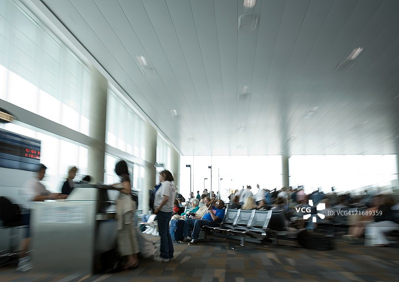 航空公司值机柜台图片素材