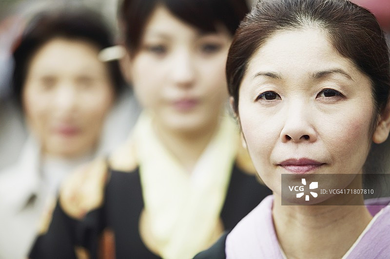 一个成熟女人的肖像图片素材