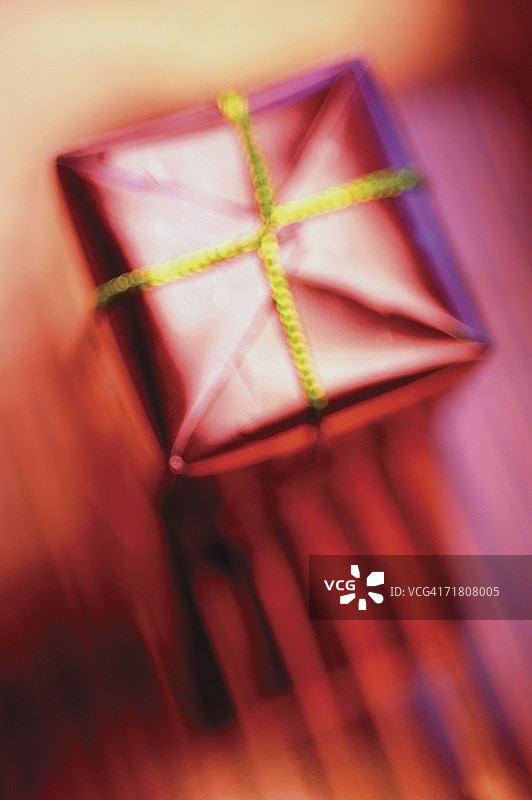 圣诞礼物高角度照片图片素材