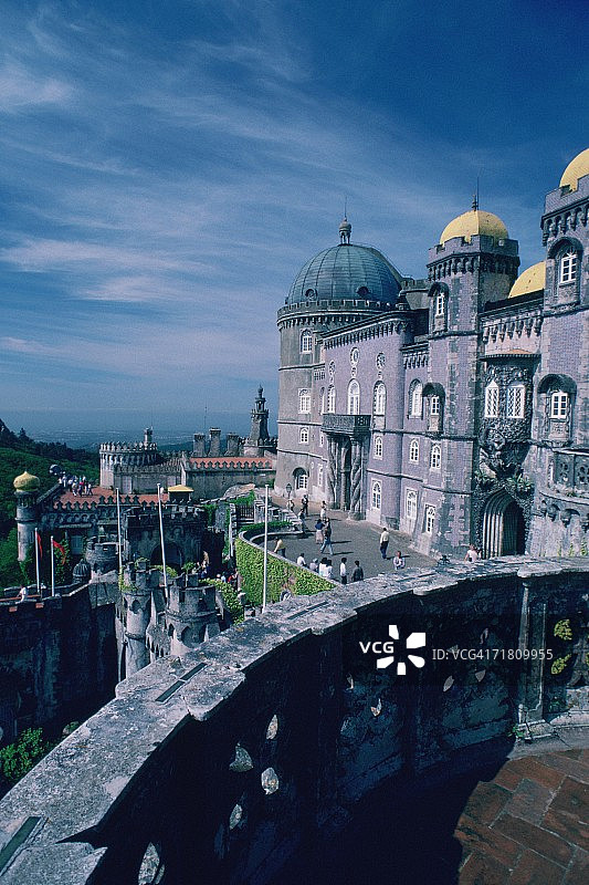 葡萄牙辛特拉佩纳宫图片素材