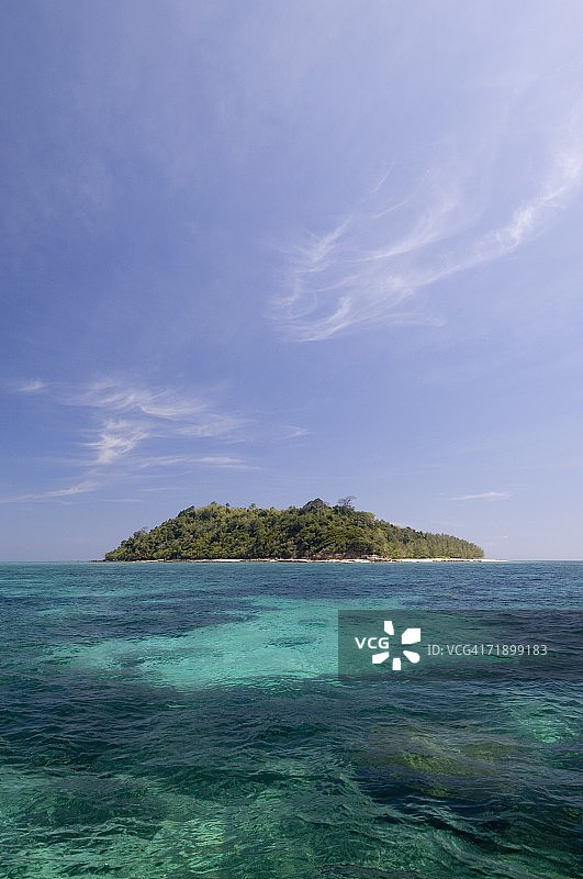 泰国皮皮岛附近的竹岛，东南亚，亚洲图片素材