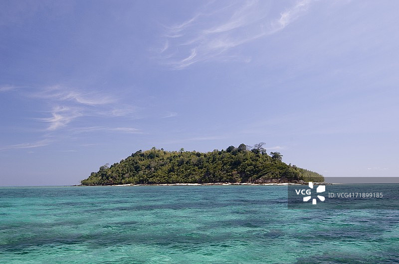 泰国皮皮岛附近的竹岛，东南亚，亚洲图片素材