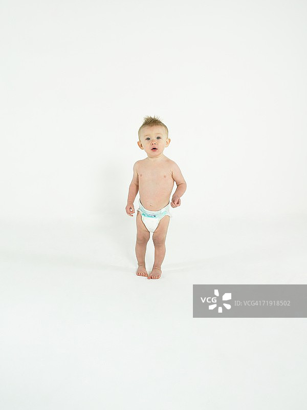 困惑的婴儿图片素材