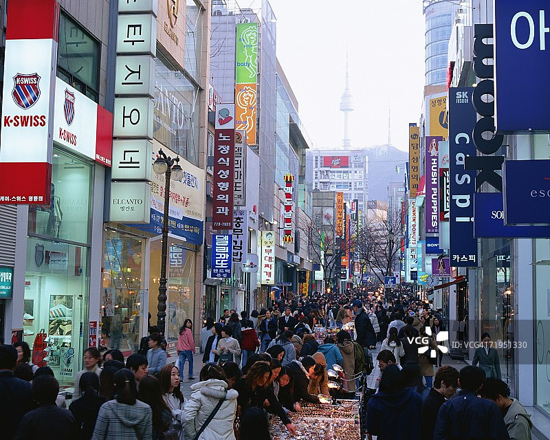 韩国首尔南大门市场图片素材