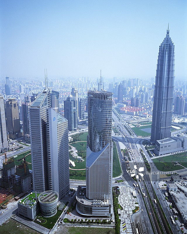 中国上海的摩天大楼图片素材