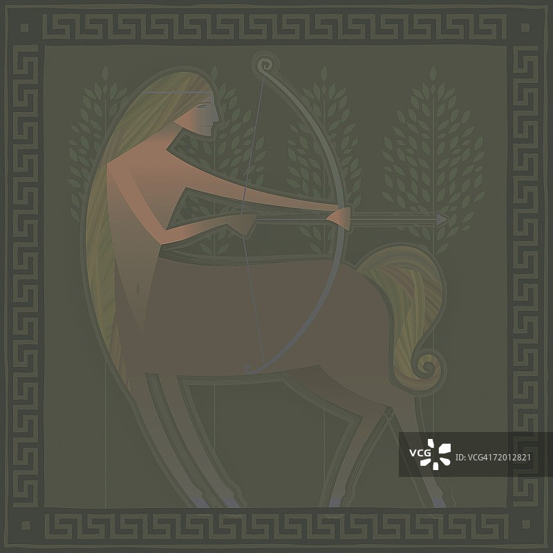 马身女人神话人物图片素材