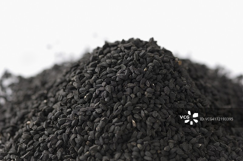 黑香菜籽堆特写图片素材