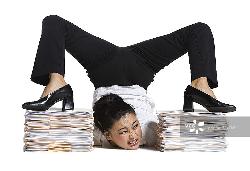 女柔术演员女商人图片素材