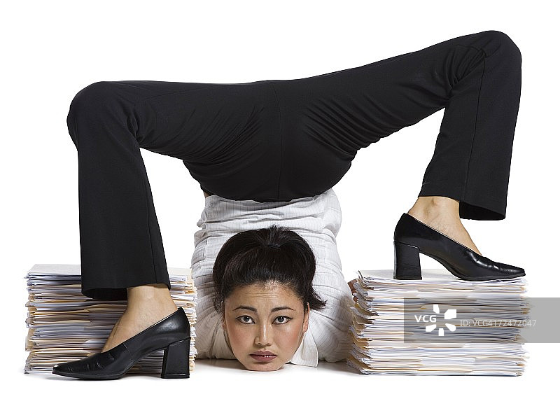 女柔术演员女商人图片素材