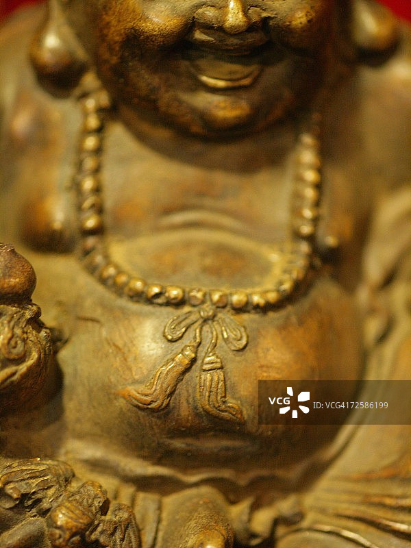 笑佛特写图片素材