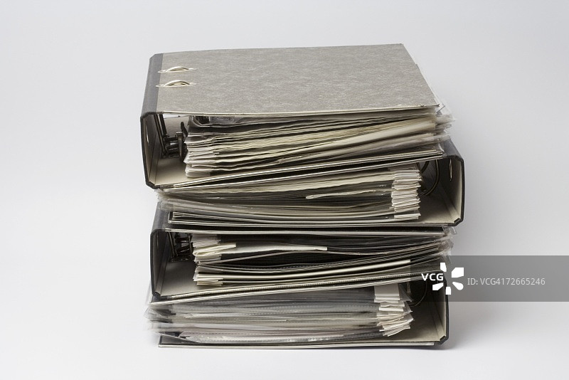 一叠四个环形活页夹图片素材