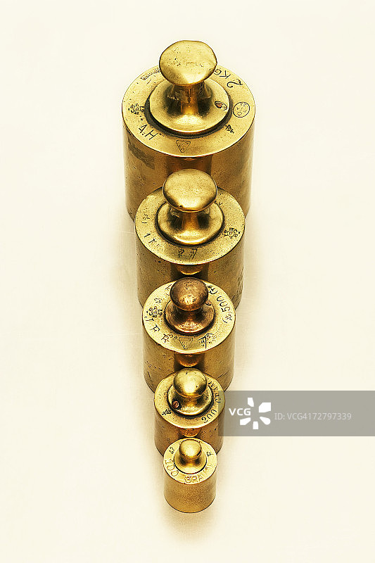 黄铜砝码图片素材