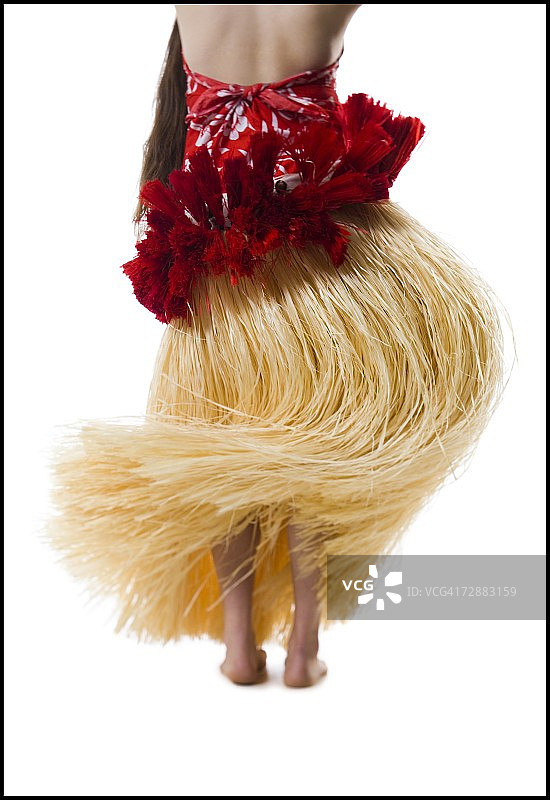 夏威夷草裙舞女郎图片素材