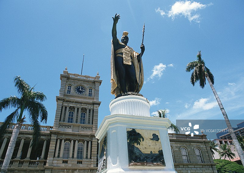 卡美哈美哈一世雕像图片素材