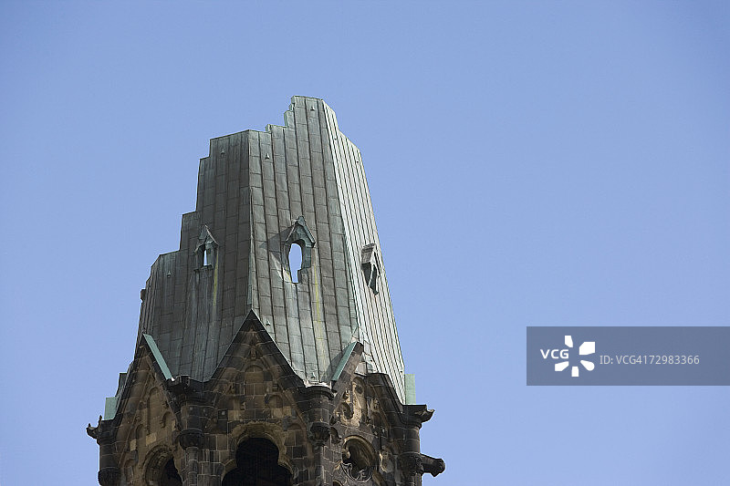 德国柏林老教堂遗址图片素材