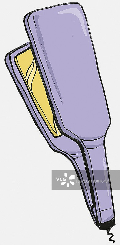 紫色直发器图片素材