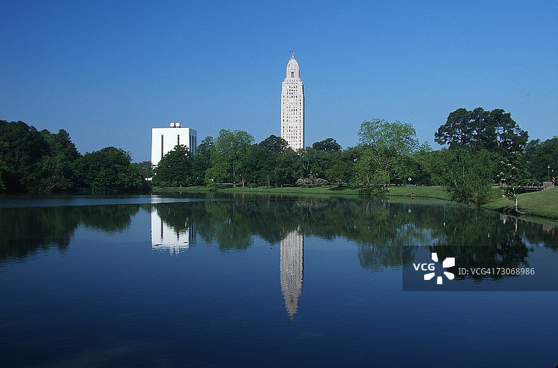 路易斯安那州议会大厦，巴吞鲁日图片素材