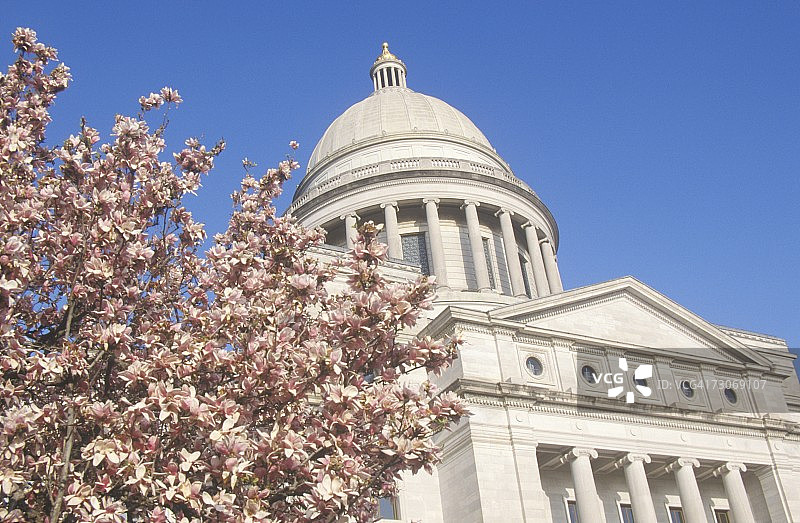 阿肯色州议会大厦，小石城图片素材