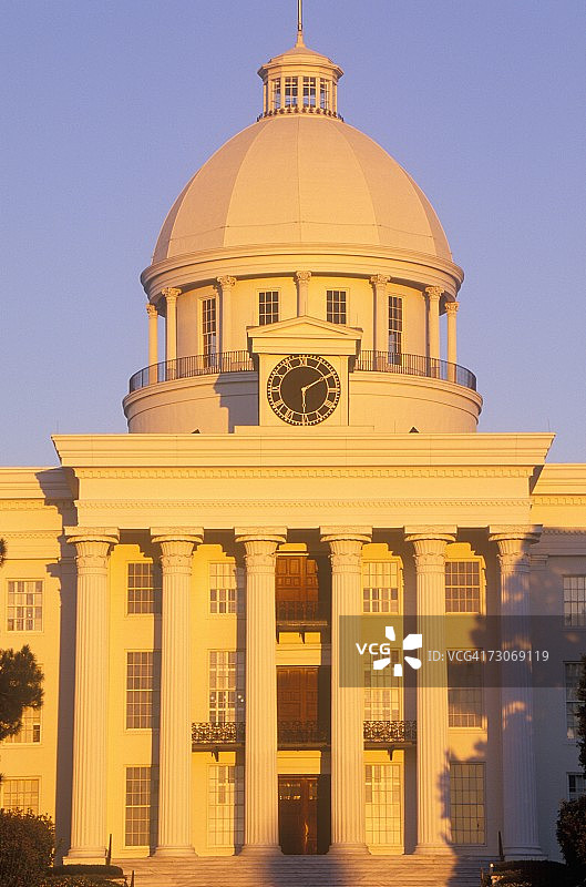 亚拉巴马州议会大厦，蒙哥马利图片素材