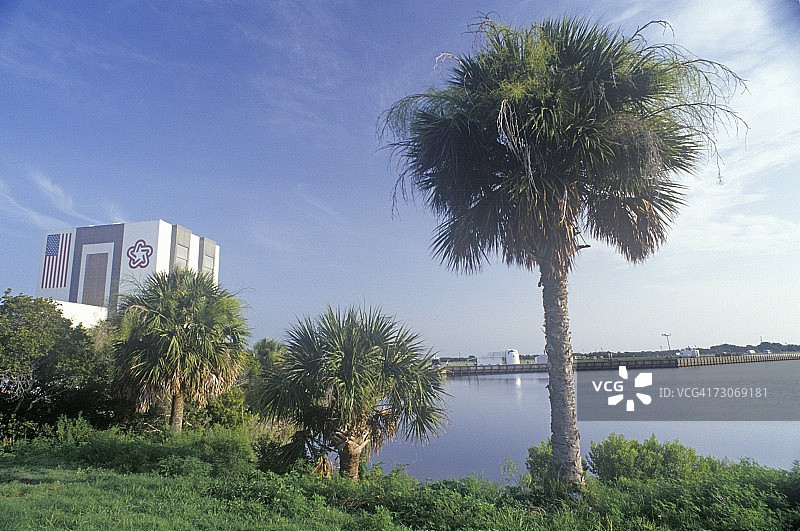 肯尼迪航天中心航天器组装大楼图片素材