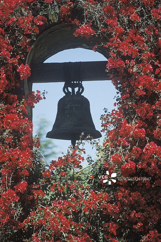 建于1776年的圣胡安卡皮斯特拉诺西班牙传道所图片素材