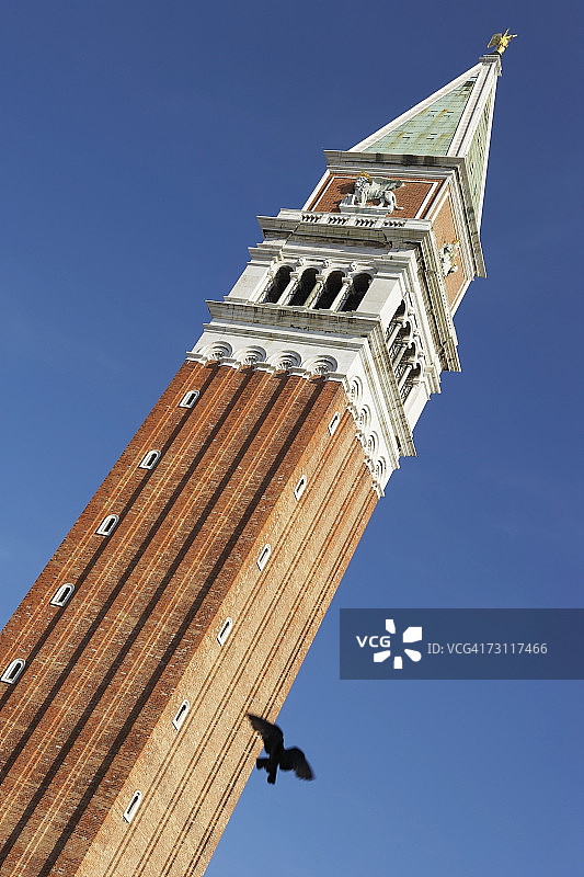 意大利威尼斯的圣马可钟楼图片素材
