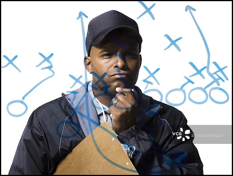 教练正在研究策略图片素材