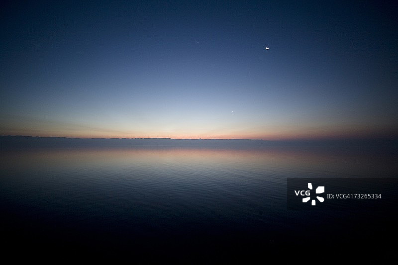 亚得里亚海的黄昏图片素材