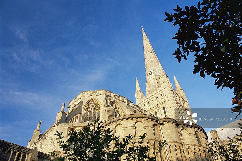诺里奇大教堂图片素材