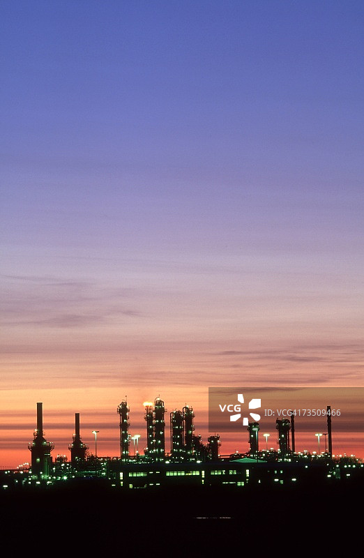 北海天然气终端，靠近苏格兰布坎彼得黑德图片素材