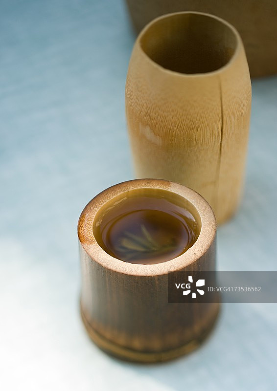 竹杯茶图片素材
