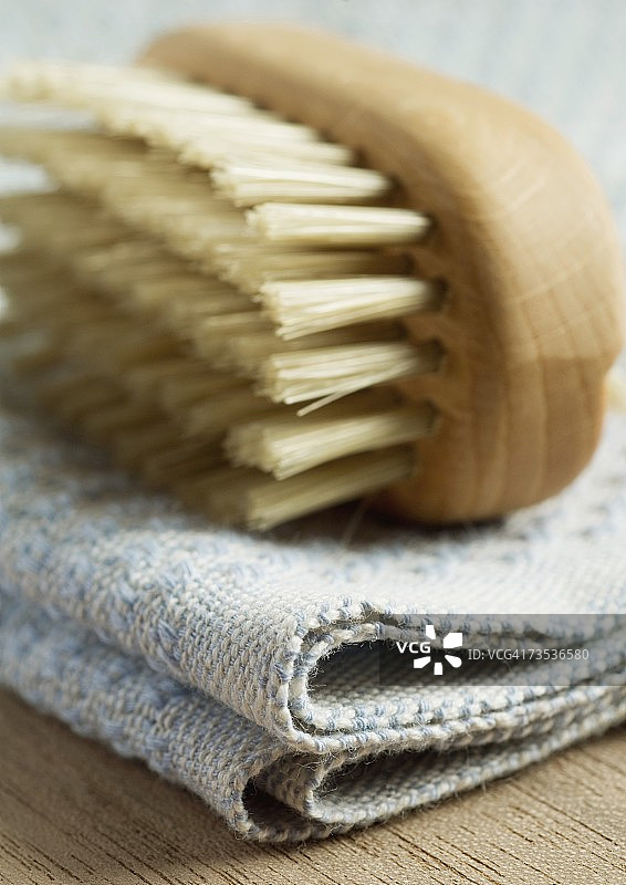 沐浴刷和毛巾图片素材