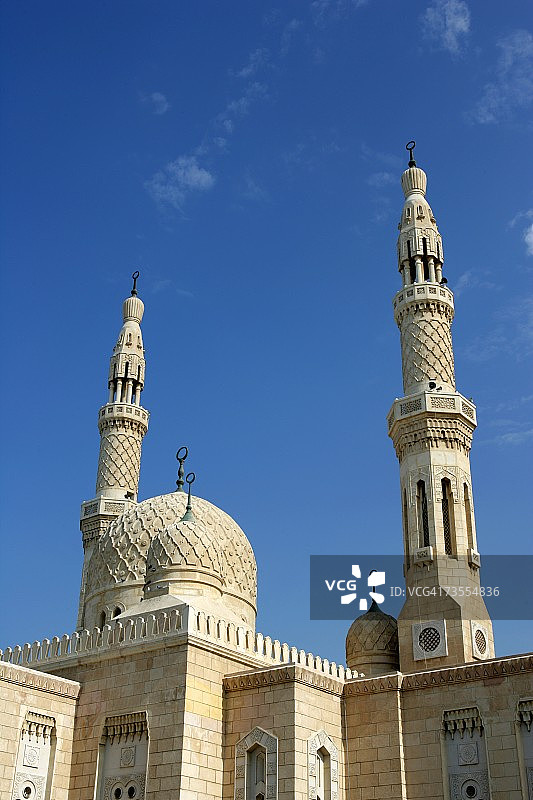 朱美拉清真寺壮丽景色图片素材