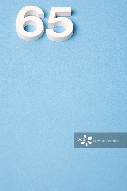 数字65图片素材