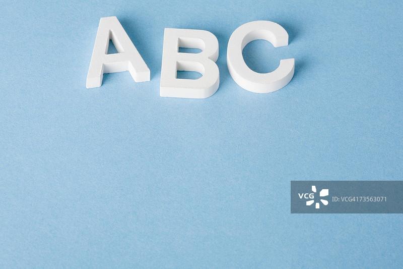 字母A、B和C图片素材