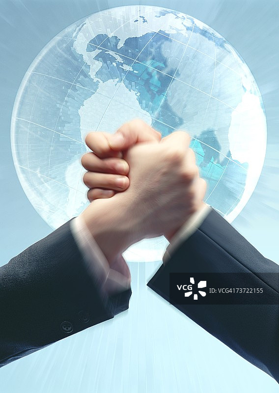 全球商业合作伙伴图片素材